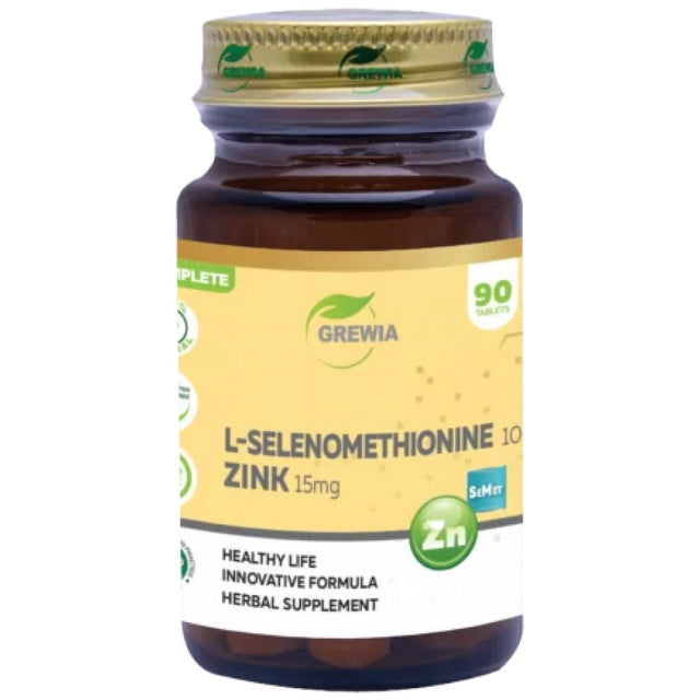 L-Selenomethionine 100 mcg + Zink 15 mg - 90 Таблетки - Feel You