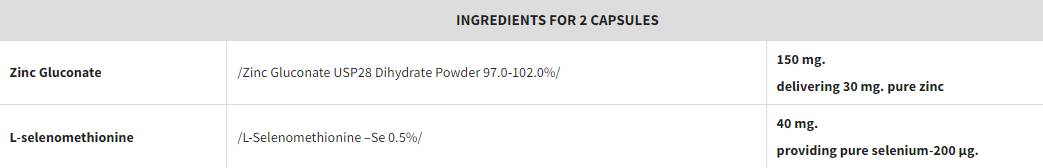 L-Selenomethionine 100 mcg + Zink 15 mg - 90 Таблетки - Feel You