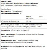 L-Theanine 150 mg | With Suntheanine - 90 капсули - Feel You