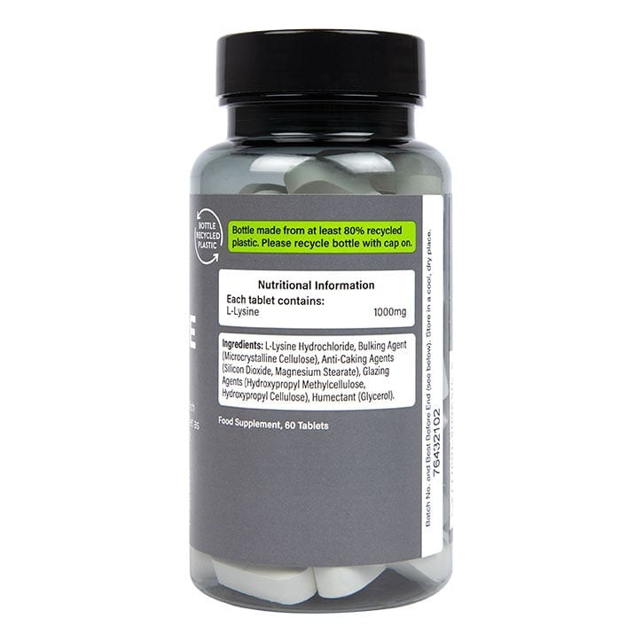 Л-Лизин (L-lysine) 1000мг 60 таблетки HOLLAND & BARRETT - Feel You