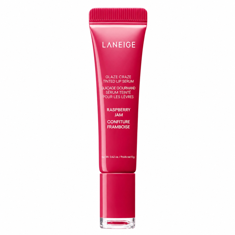 LANEIGE – Glaze Craze Tinted Lip Serum (Raspberry Jam), 12g - Feel You