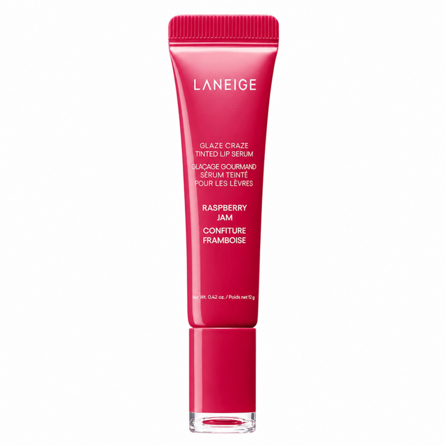 LANEIGE – Glaze Craze Tinted Lip Serum (Raspberry Jam), 12g - Feel You