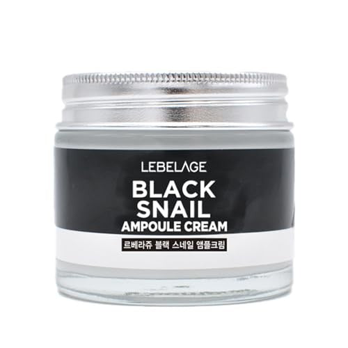 LEBELAGE - Black Snail Ampoule Cream, 70ml - Feel You
