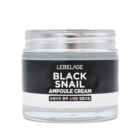 LEBELAGE - Black Snail Ampoule Cream, 70ml - Feel You