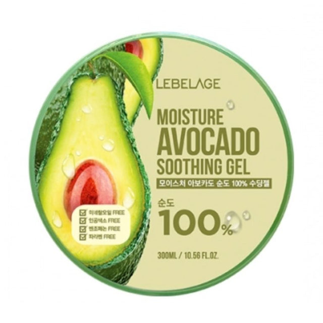 LEBELAGE - Moisture Soothing Gel - Avocado, 300ml - Feel You