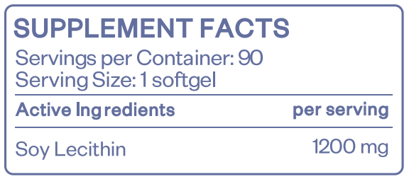 LECITHIN 1200 mg - 90 дражета - Feel You