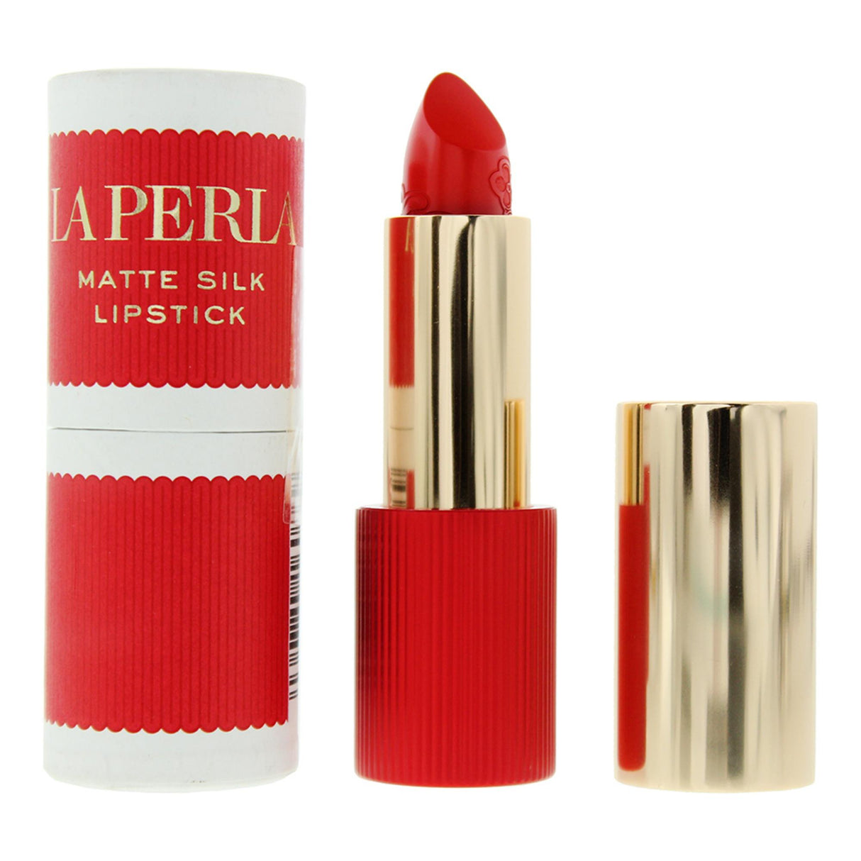 La Perla, Matte Silk, Matte, Cream Lipstick, 104, Tangelo Red, 3.5 g - Feel You
