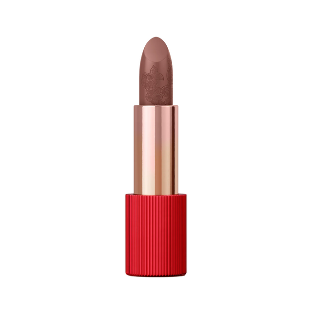 La Perla, Matte Silk, Matte, Cream Lipstick, 111, Auburn Red, 3.5 g - Feel You