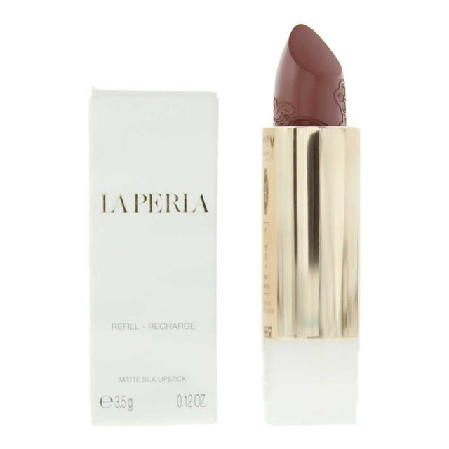 La Perla, Matte Silk, Matte, Cream Lipstick, 111, Auburn Red, Refill, 3.5 g - Feel You