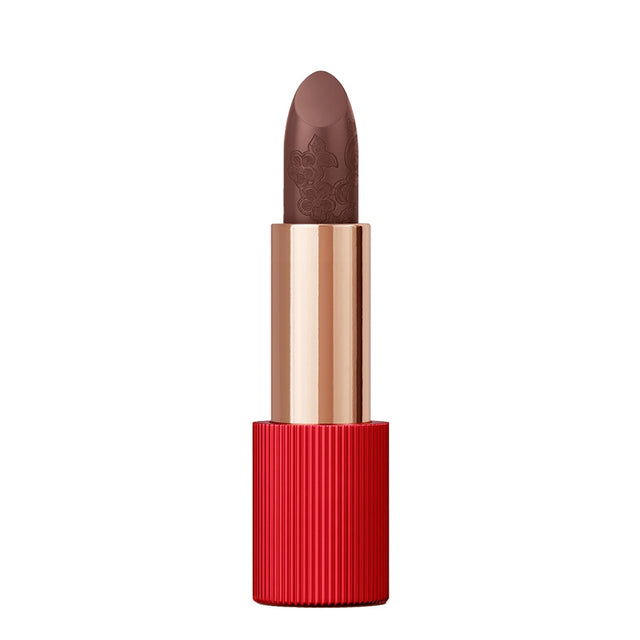 La Perla, Matte Silk, Matte, Cream Lipstick, 112, Tiramisu Red, 3.5 g - Feel You