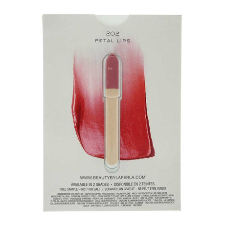 La Perla, Satin Lips, Cream Lipstick, 202, Petal, 0.08 g *Sample - Feel You