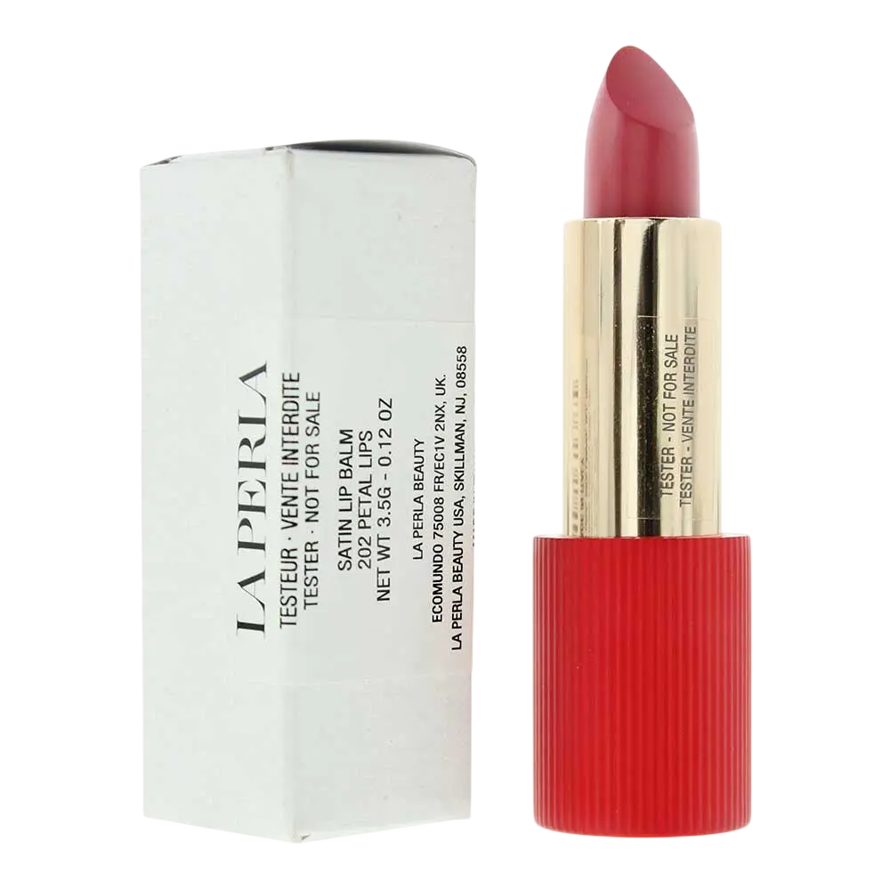La Perla, Satin Lips, Hydrating, Lip Balm, 202, Petal Lips, 3.5 g *Tester - Feel You