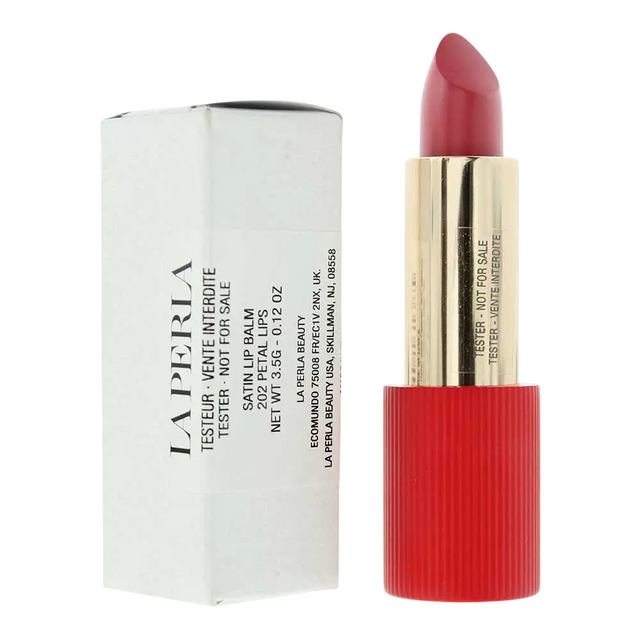 La Perla, Satin Lips, Hydrating, Lip Balm, 202, Petal Lips, 3.5 g *Tester - Feel You