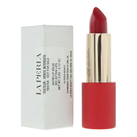 La Perla, Satin Lips, Lip Balm, 201, Bitten Lips, 3.5 g *Tester - Feel You