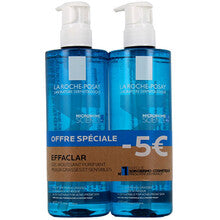 La Roche-Posay - Effaclar Purifying Foaming Gel Duo Set - Sada čisticích pěnových gelů bez mýdla - 400ml - Feel You