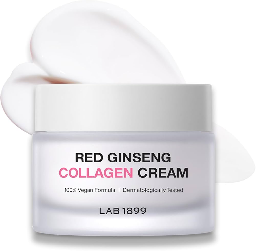 Lab 1899, Red Ginseng, Collagen, Improves skin elasticity, Cream, For Face, 50 ml - Feel You