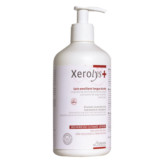 Lab Lysaskin, Xerolys 10, Urodium, Emollient, Daily, Emulsion, For Face, 500 ml - Feel You