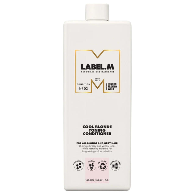 Label.M, Cool Blonde, Hair Conditioner, For Neutralisation Of Yellow Tones, 1000 ml - Feel You