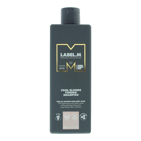 Label.M, Cool Blonde, Hair Shampoo, For Neutralisation Of Yellow Tones, 300 ml - Feel You