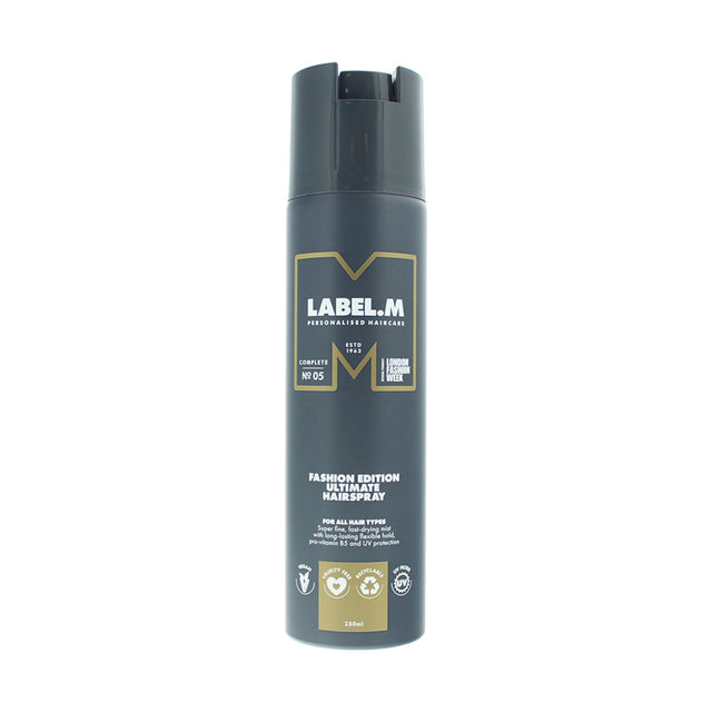 Label.M, Fashion Edition Ultimate, Hair Spray, For Styling, Flexible Hold, 250 ml - Feel You
