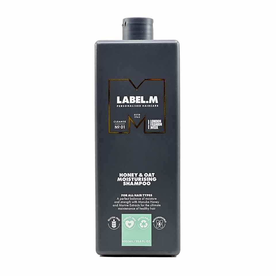Label.M, Honey & Oat, Hair Shampoo, Moisturising, 1000 ml - Feel You