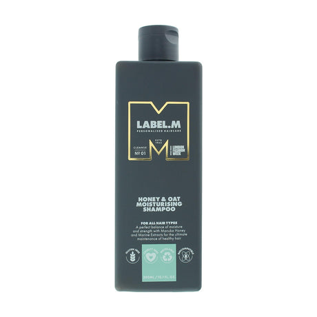 Label.M, Honey & Oat, Hair Shampoo, Moisturising, 300 ml - Feel You