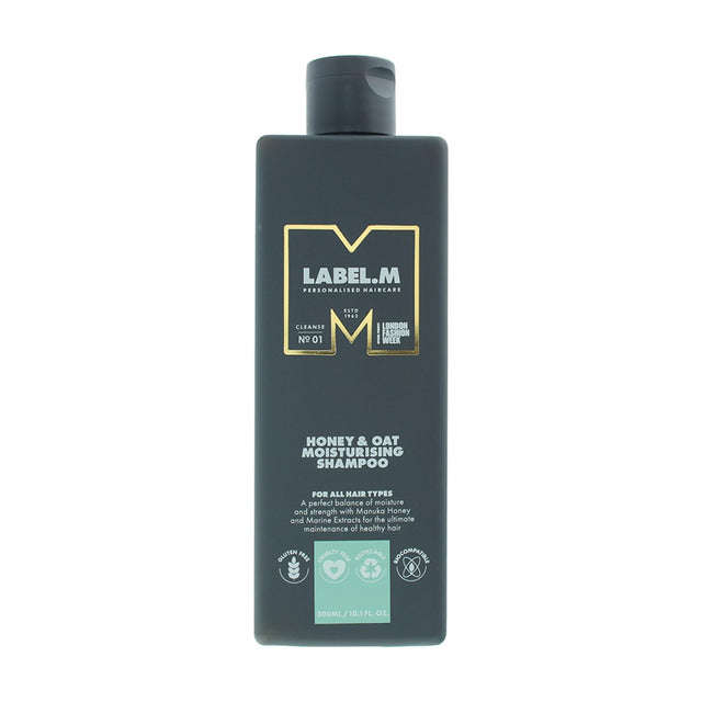Label.M, Honey & Oat, Hair Shampoo, Moisturising, 300 ml - Feel You