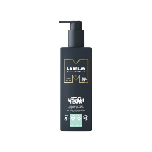 Label.M, Organic LemonGrass, Organic, Hair Shampoo, For Hydration, 300 ml - Feel You
