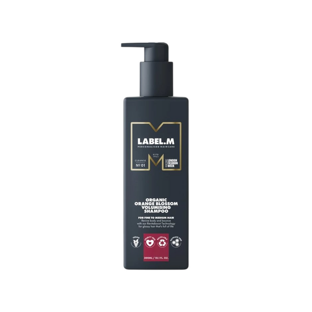 Label.M, Organic Orange Blossom, Hair Shampoo, Volume & Body, 300 ml - Feel You