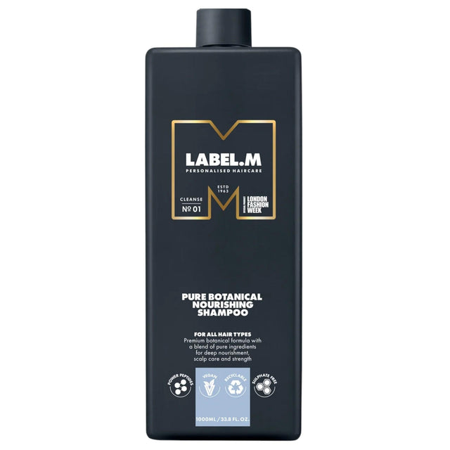 Label.M, Pure Botanical, Hair Shampoo, Nourishing, 1000 ml - Feel You