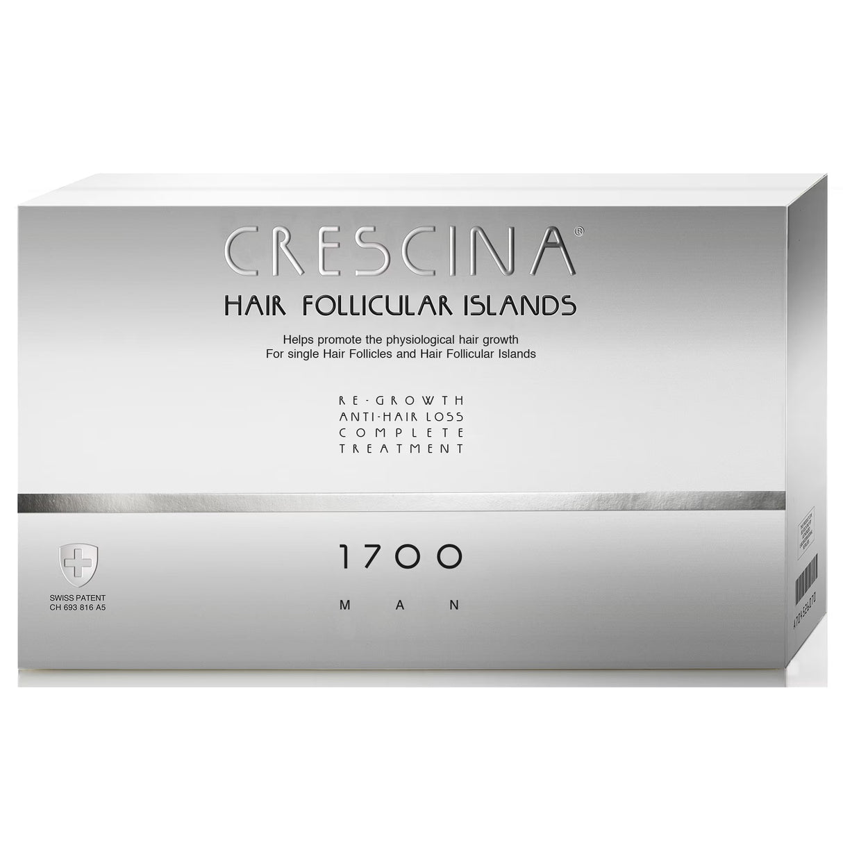 Labo, Crescina Follicular Islands 1700, For Growth Stimulation, Ampoules Treatment Serum, For Scalp, For Men, 10 +10 pcs - Feel You