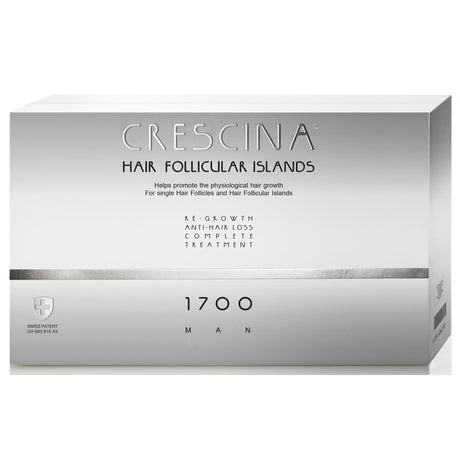 Labo, Crescina Follicular Islands 1700, For Growth Stimulation, Ampoules Treatment Serum, For Scalp, For Men, 10 +10 pcs - Feel You