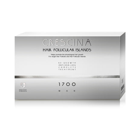 Labo, Crescina Follicular Islands 1700, For Growth Stimulation, Ampoules Treatment Serum, For Scalp, For Men, 20 pcs - Feel You