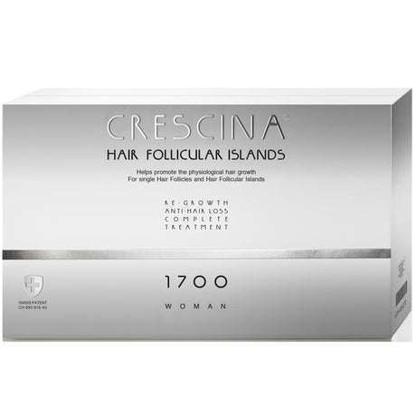 Labo, Crescina Follicular Islands 1700, For Growth Stimulation, Ampoules Treatment Serum, For Scalp, For Women, 10 +10 pcs - Feel You