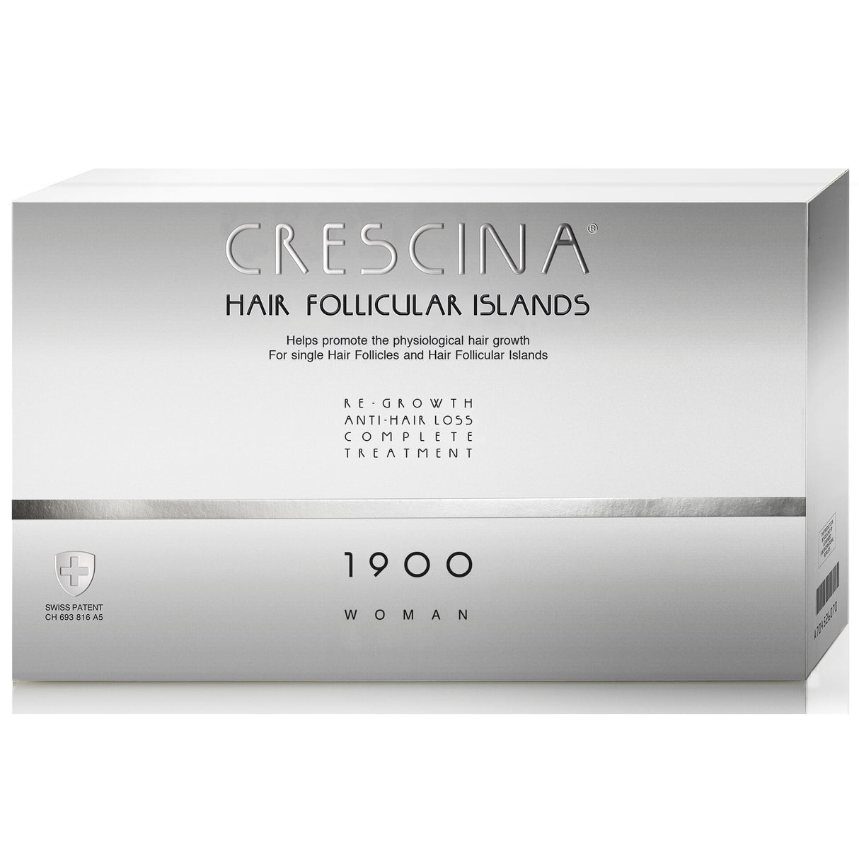 Labo, Crescina Follicular Islands 1900, For Growth Stimulation, Ampoules Treatment Serum, For Scalp, For Women, 10 +10 pcs - Feel You