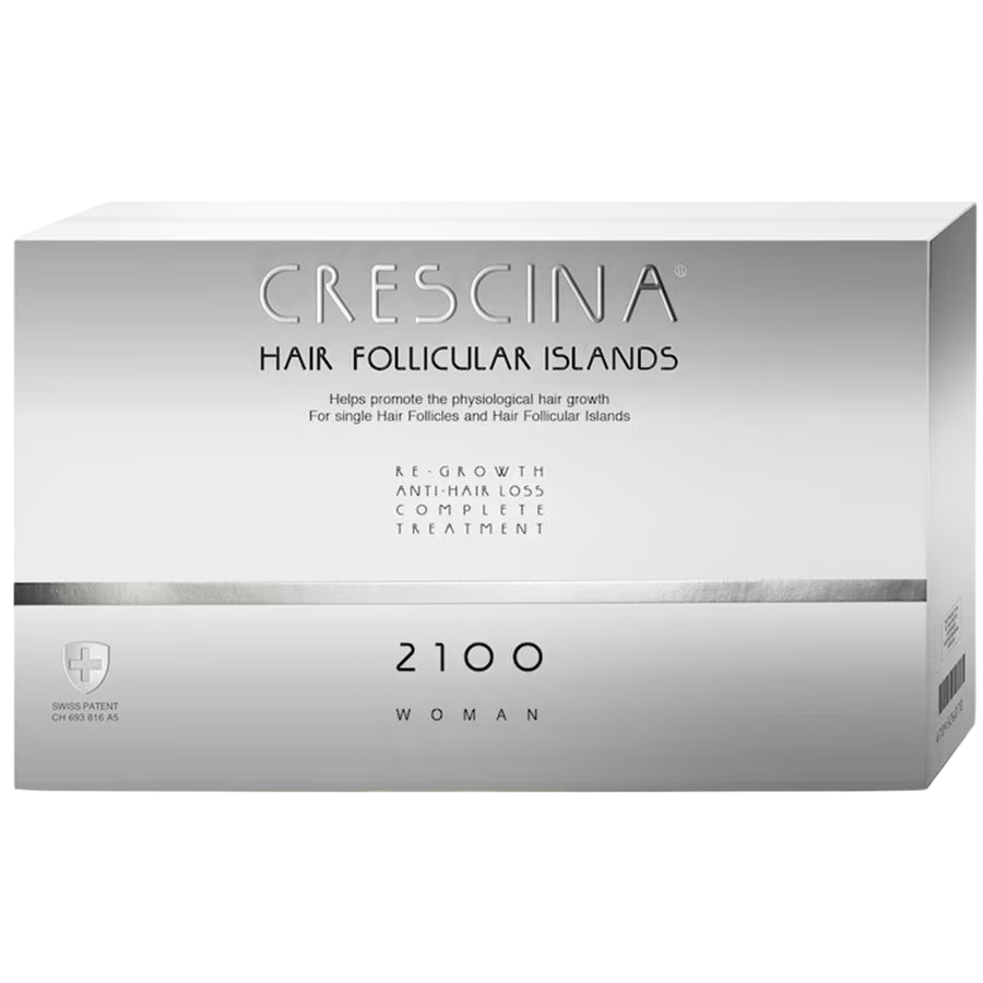Labo, Crescina Follicular Islands 2100, For Growth Stimulation, Ampoules Treatment Serum, For Scalp, For Women, 10 +10 pcs - Feel You