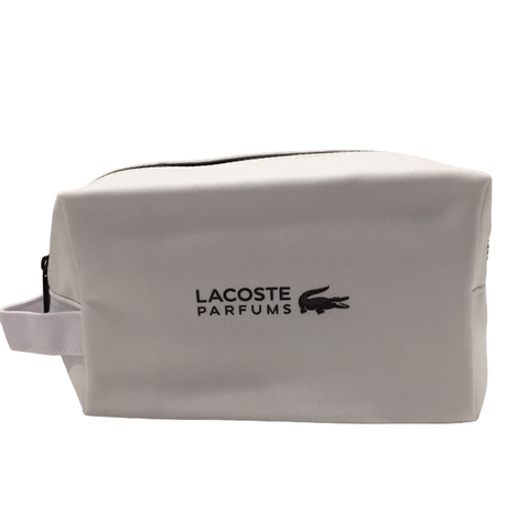 Lacoste, Lacoste, Textile Bag, Toiletry, White, For Men - Feel You