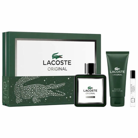 Lacoste Original Eau De Parfum Spray 100ml Set 3 Pieces - Feel You