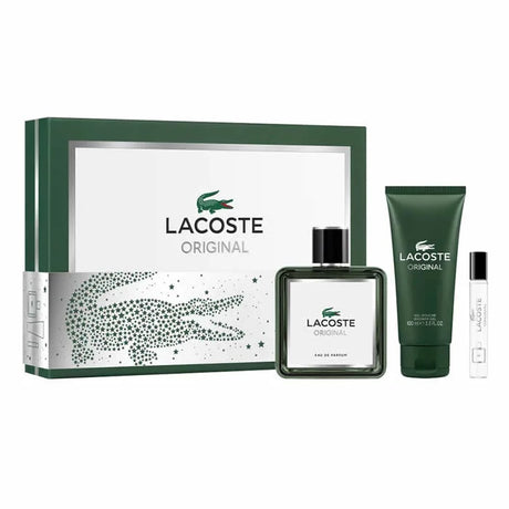 Lacoste Original Eau De Parfum Spray 100ml Set 3 Pieces - Feel You