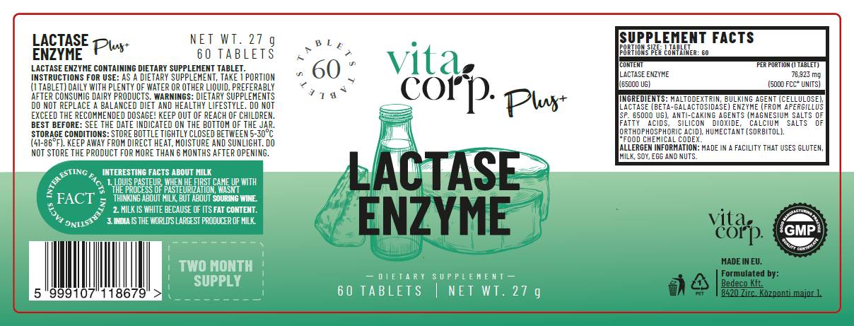 Lactase Enzyme - 60 Таблетки - Feel You