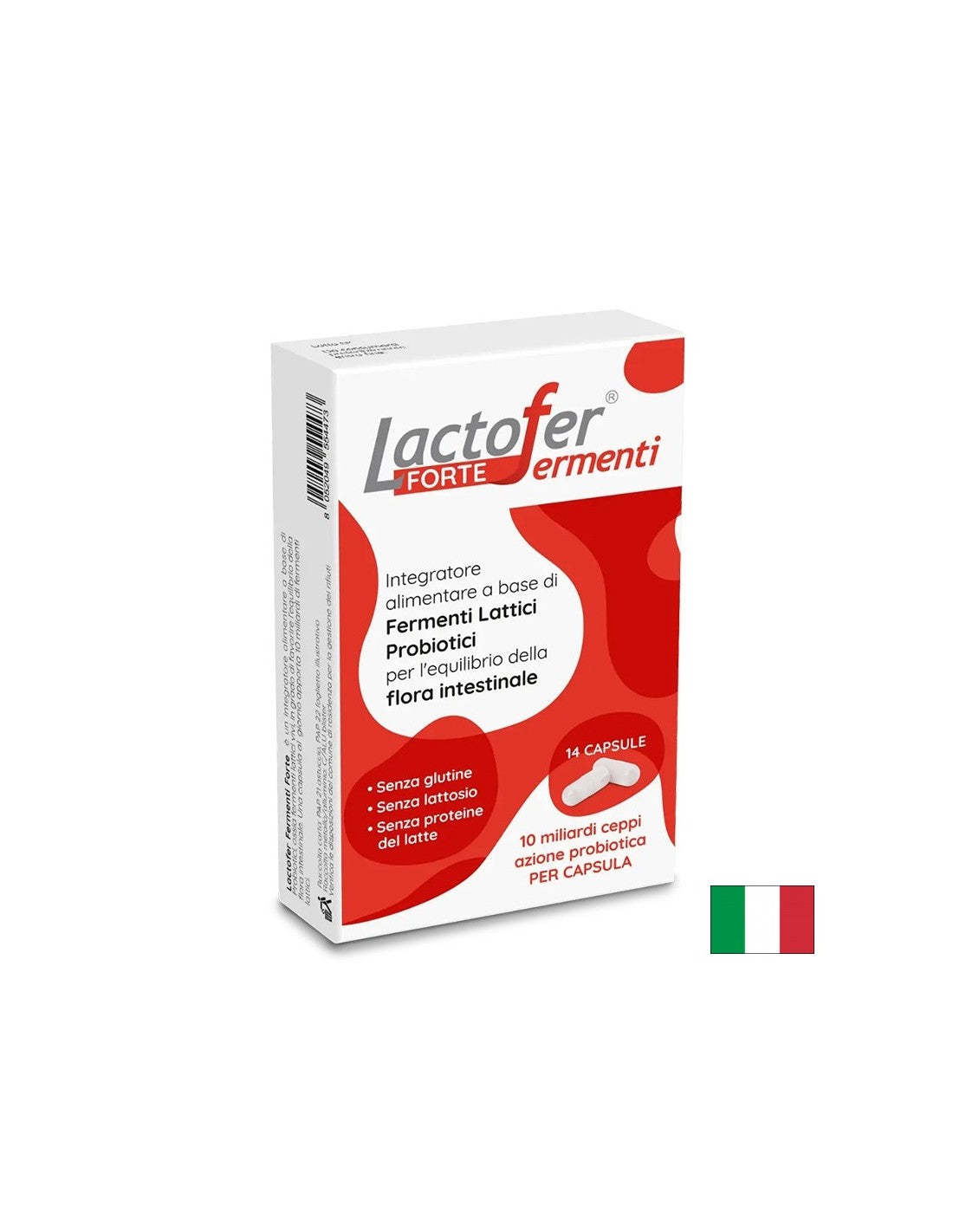 Пробиотик Lactofer® Форте - За чревен комфорт и имунна защита, 14 капсули - Feel You