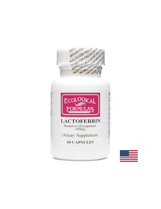 Lactoferrin / Лактоферин (Биоактивен гликопротеин), 60 капсули Ecological Formulas - Feel You