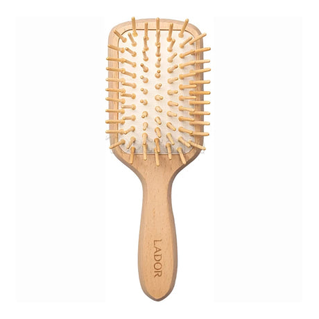 Lador Detangling Paddle Hair Brush Wood 19 cm * 4,3 cm * 6,8 cm - Feel You