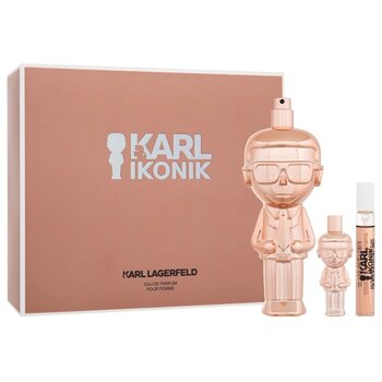 Lagerfeld - Ikonik Gift Set EDP 100 ml, miniature EDP 7.5 ml and miniature EDP 4.5 ml - 100ml - Feel You