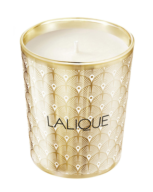 Lalique, Noir Premier - Plume Blanche 1901, Floral Woody Musk, Scented Candle, 190 g - Feel You