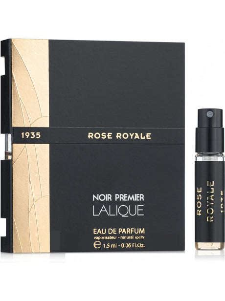 Lalique, Noir Premier - Rose Royale, Eau De Parfum, Unisex, 1.8 ml *Vial - Feel You
