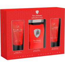 Lamborghini - Sportivo Gift set EDT 125 ml, shower gel 100 ml and After Shave Balsam (after shave balm) 100 ml - 125ml - Feel You