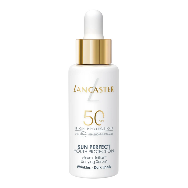 Lancaster - Sun Perfect Youth Protection Unifying Serum SPF50 - Pleťové sérum na opalování proti vráskám a pigmentovým skvrnám - 30ml - Feel You