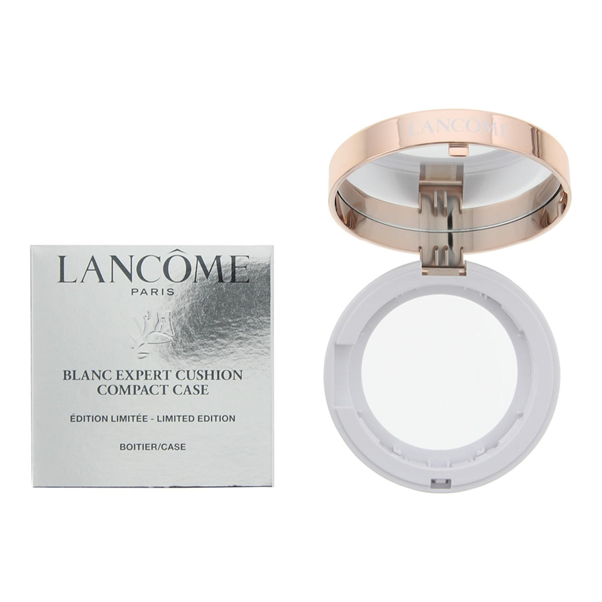 Lancome, Blanc Expert Cushion, Empty Makeup Plastic Compact Case - Feel You