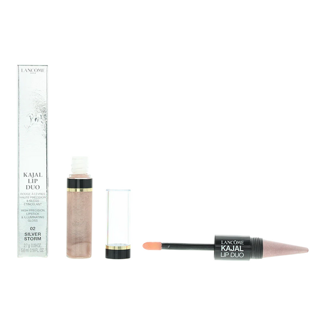 Lancome, Kajal Lip Duo, Duo, Liquid Lipstick, 02, Silver Storm, 2.7 g - Feel You